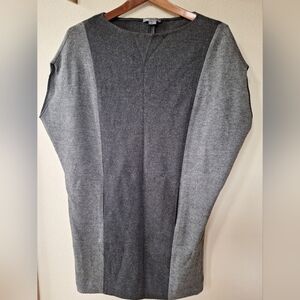 Vince. Womens Wool Blend Gray/Black Dress or Tunic Unique Lagenlook Size XS